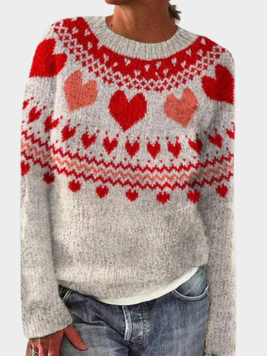 Svetr Zarusova - Pletený s geometrickým vzorem