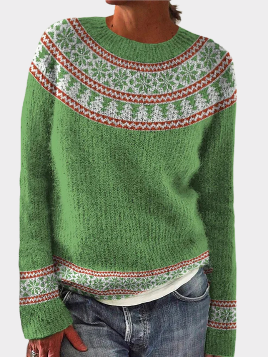 Svetr Zarusova - Pletený s geometrickým vzorem