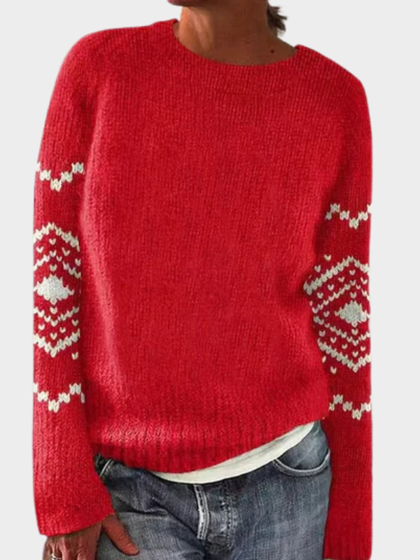 Svetr Zarusova - Pletený s geometrickým vzorem