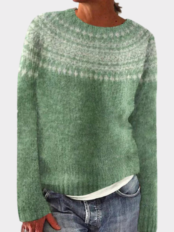 Svetr Zarusova - Pletený s geometrickým vzorem